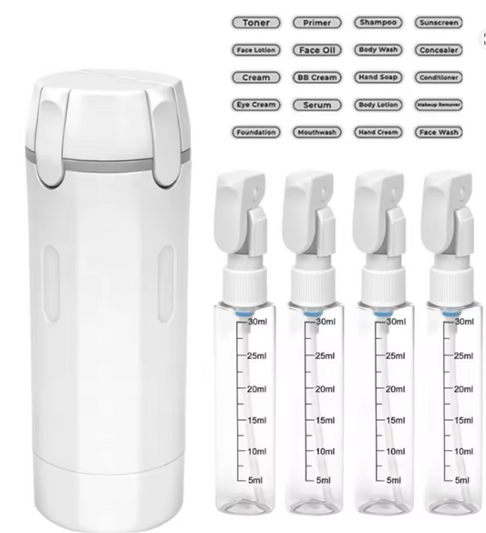 Dispensador Portátil 4 en 1 Sin Fugas, Ligero