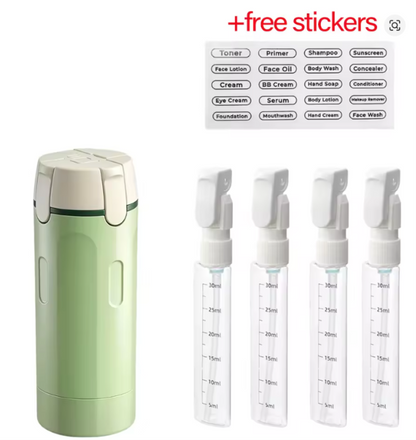 Dispensador Portátil 4 en 1 Sin Fugas, Ligero